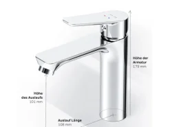 AM.PM Einhebel-Waschbeckenarmatur Hit Chrom