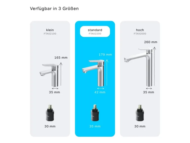 AM.PM Einhebel-Waschbeckenarmatur Hit Chrom