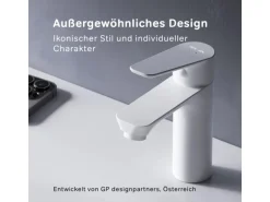 AM.PM Einhebel-Waschtischarmatur Hit Wasserhahn Bad FTA02133 Weiß