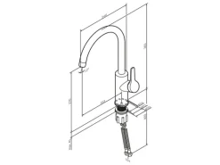 AM.PM Küchenarmatur Hit FXB07000 Chrom