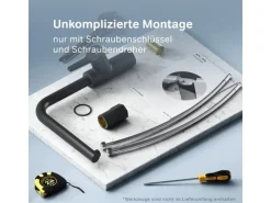 AM.PM Küchenarmatur X-Joy S Spültischarmatur Küche Spültisch-Einhebelmischer FXB05022 Schwarz