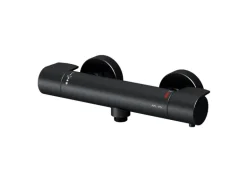 AM.PM Thermostat Duscharmatur X-Joy Brausearmatur aus Messing, Mischbatterie Duschthermostat FXA40022 Schwarz