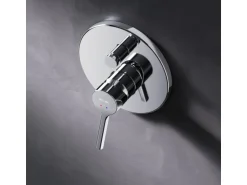 AM.PM Wannen Einhand-Mischbatterie Unterputz Wandthermostat, Thermostat Mischbatterie Dusche X-Joy S FXB45000 Chrom