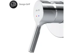 AM.PM Wannen Einhand-Mischbatterie Unterputz Wandthermostat, Thermostat Mischbatterie Dusche X-Joy S FXB45000 Chrom