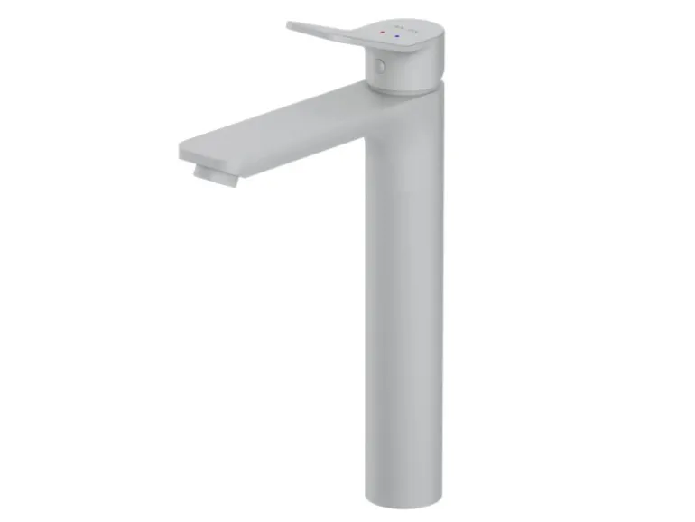 AM.PM Waschtischarmatur mit hohem Auslauf, Waschbecken Armatur, Mischbatterie FXA92033 X-Joy Wasserhahn Bad Weiß