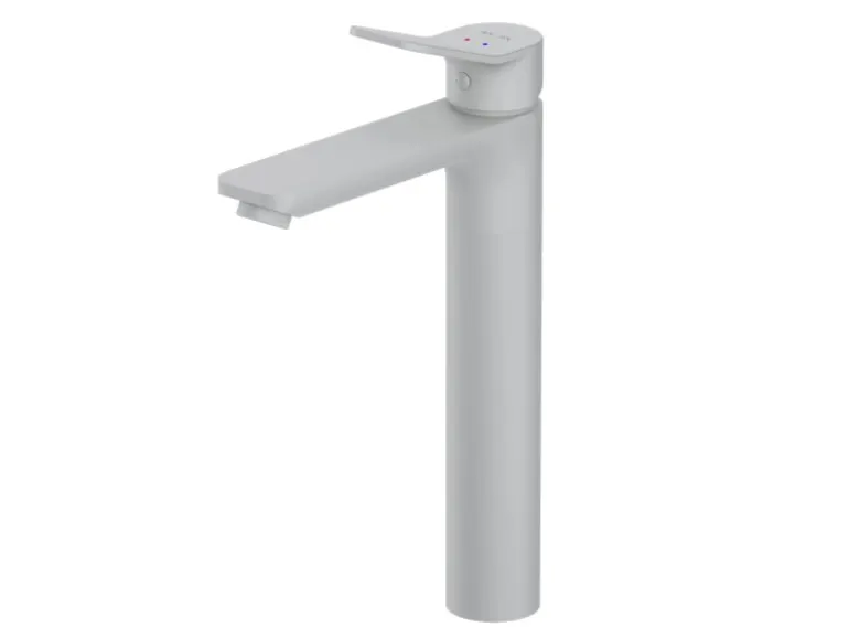 AM.PM Waschtischarmatur mit hohem Auslauf, Waschbecken Armatur, Mischbatterie FXA92033 X-Joy Wasserhahn Bad Weiß