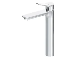 AM.PM Waschtischarmatur mit hohem Auslauf, Waschbecken Armatur, Mischbatterie FXA92000 X-Joy Wasserhahn Bad Chrom