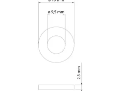 aquaSu Dichtungs-Set für Handbrause 4 Stück Weiß