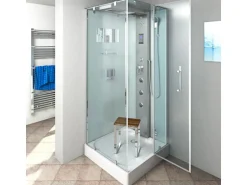 AquaVapore Dampfdusche Duschtempel Sauna Dusche Duschkabine D38-20R2 100x100 cm