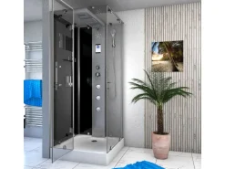 AquaVapore Dampfdusche Duschtempel Sauna Dusche Duschkabine D38-13L2 90x90 cm