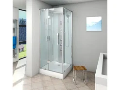 AquaVapore Dampfdusche Duschtempel Sauna Dusche Duschkabine D38-20L3-EC 100x100
