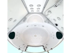 AquaVapore Dampfdusche Whirlpool Dusche Duschkabine K70-WS-EH-EC 150x150cm