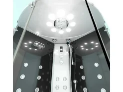 AquaVapore Dampfdusche Whirlpool Dusche Duschkabine K60-SW-EH-EC-SC 140x140cm