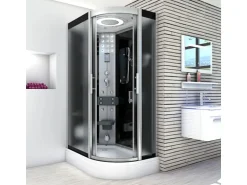 AquaVapore Dusche Duschkabine D60-73M2R-EC Duschtempel Sauna 80x120 cm