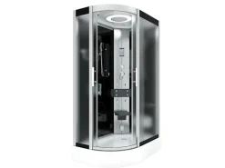 AquaVapore Dusche Duschkabine D60-73M2L Duschtempel Sauna 120x80 cm