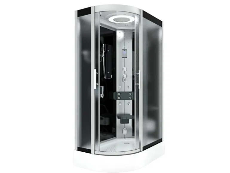 AquaVapore Dusche Duschkabine D60-73M2L Duschtempel Sauna 120x80 cm