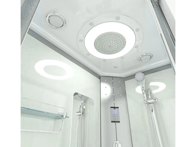 AquaVapore Dusche Duschkabine D60-70M2L Duschtempel Sauna 120x80 cm