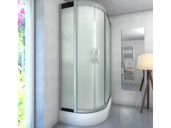 AquaVapore Dusche Duschkabine D60-70M2L Duschtempel Sauna 120x80 cm