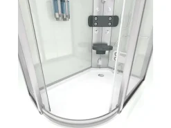 AquaVapore Dusche Duschkabine D60-70T2L Duschtempel Sauna 120x80 cm