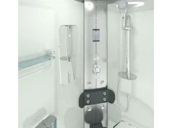 AquaVapore Dusche Duschkabine D60-70T2L Duschtempel Sauna 120x80 cm