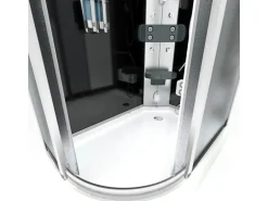 AquaVapore Duschkabine Komplettdusche Fertigdusche Dusche D60-73M0L 120x80 cm