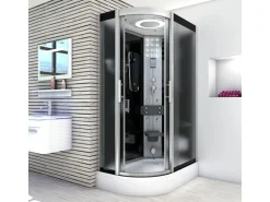 AquaVapore Duschkabine Komplettdusche Fertigdusche Dusche D60-73M0L 120x80 cm