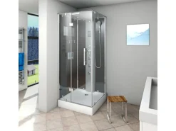 AquaVapore Duschkabine Komplettdusche D38-23L0 Fertigdusche Dusche 100x100 cm