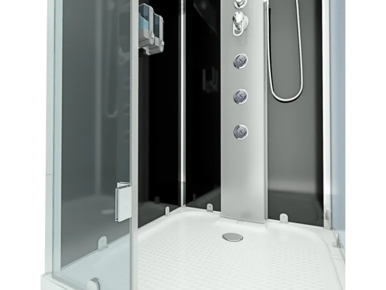 AquaVapore Duschkabine Komplettdusche D38-23L0 Fertigdusche Dusche 100x100 cm