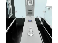 AquaVapore Duschkabine Komplettdusche D38-23R0-EC Fertigdusche Dusche 100x100 cm