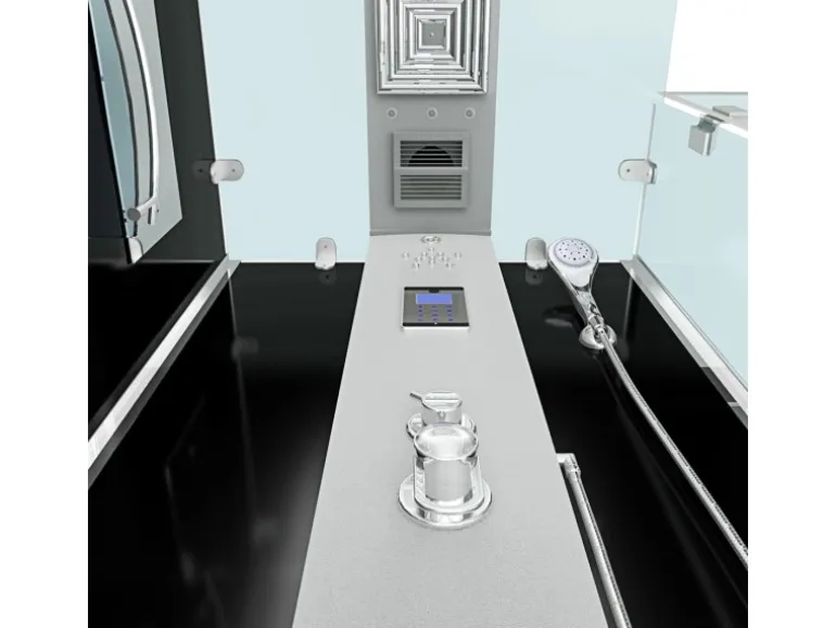 AquaVapore Duschkabine Komplettdusche D38-23R0-EC Fertigdusche Dusche 100x100 cm