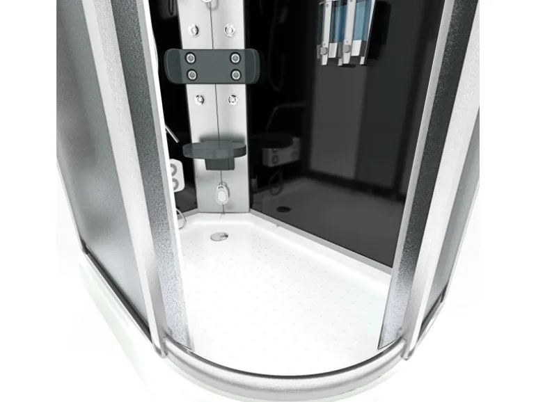 AquaVapore Duschkabine Komplettdusche Fertigdusche Dusche D60-73M0R 80x120 cm