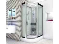 AquaVapore Duschkabine Komplettdusche Fertigdusche Dusche D60-70M0L-EC 120x80 cm