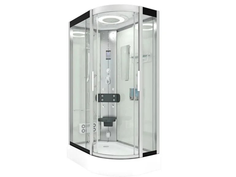 AquaVapore Duschkabine Komplettdusche Fertigdusche Dusche D60-70T0R 80x120 cm