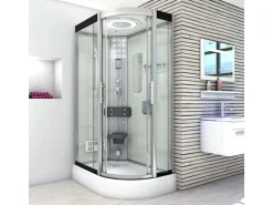 AquaVapore Duschkabine Komplettdusche Fertigdusche Dusche D60-70T0R 80x120 cm