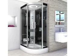 AquaVapore Duschkabine Komplettdusche Fertigdusche Dusche D60-73T0R-EC 80x120 cm