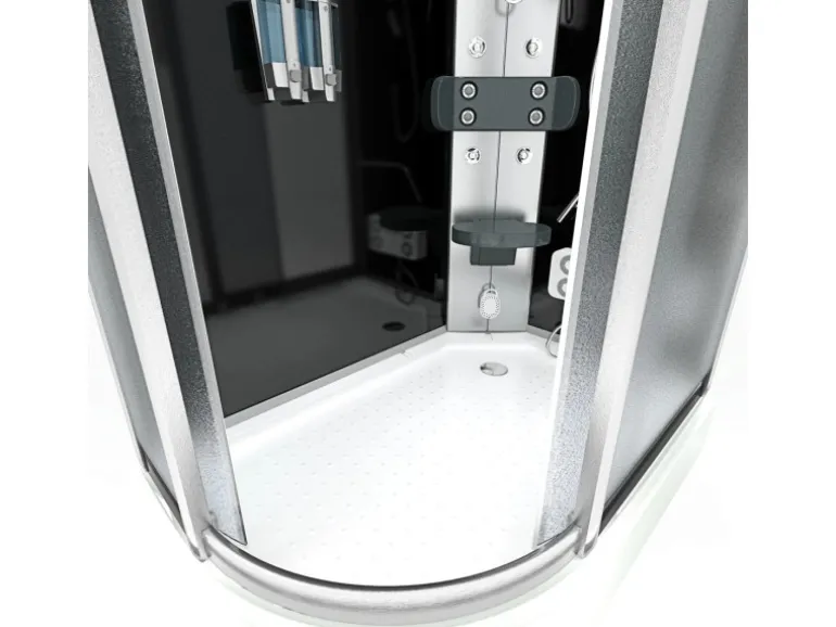 AquaVapore Duschkabine Komplettdusche Fertigdusche Dusche D60-73M0L-EC 120x80 cm