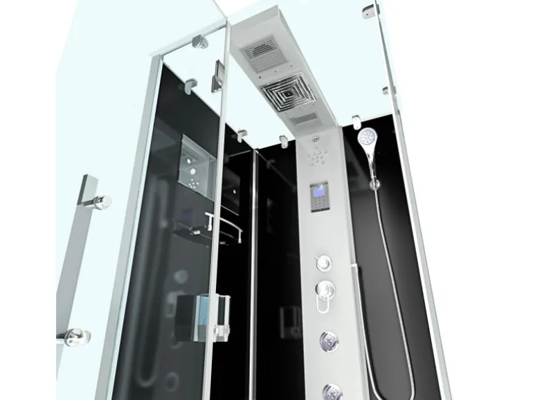 AquaVapore Duschkabine Komplettdusche D38-23L0-EC Fertigdusche Dusche 100x100 cm