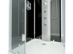 AquaVapore Duschkabine Komplettdusche D38-23L0-EC Fertigdusche Dusche 100x100 cm