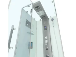 AquaVapore Duschkabine Komplettdusche D38-20L0 Fertigdusche Dusche 100x100 cm