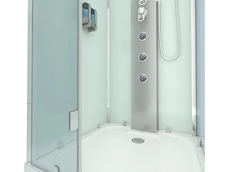 AquaVapore Duschkabine Komplettdusche D38-20L0 Fertigdusche Dusche 100x100 cm