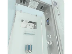 AquaVapore Duschkabine Komplettdusche D38-20R0 Fertigdusche Dusche 100x100 cm