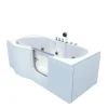 AquaVapore Seniorenwanne mit Tür Whirlpool S12-TH-WP-R Badewanne 85x170cm