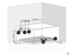AquaVapore Whirlpool Seniorenwanne mit Tür S17-EH-WP-L 150x75cm