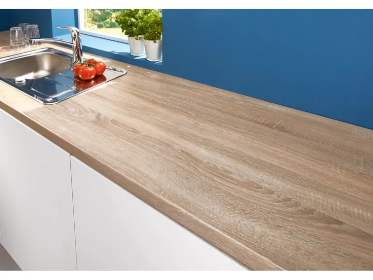 Arbeitsplatte Berghütten Eiche 60 cm x 3,9 cm Meterware