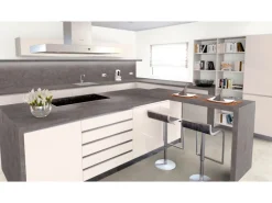 Arbeitsplatte Metall Versicolour 60 cm x 3,9 cm Meterware