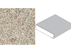 Arbeitsplatte Mosaik Carmin 60 cm x 3,9 cm Meterware