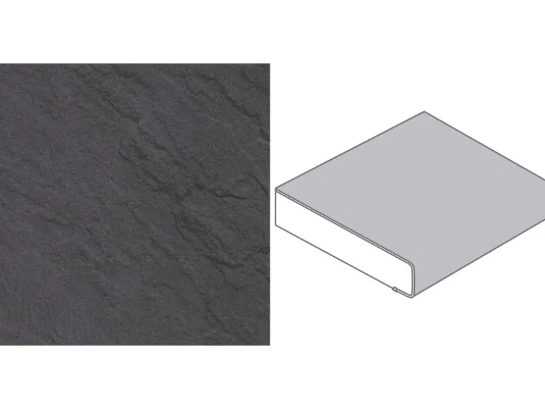 Arbeitsplatte Schiefer Dunkel 90 cm x 3,9 cm Meterware