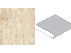 Arbeitsplatte Travertin Beige 60 cm x 3,9 cm Meterware