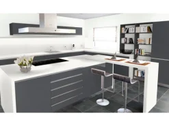 Arbeitsplatte Weiß 60 cm x 3,9 cm Meterware