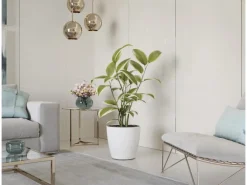 Artevasi Übertopf San Remo mit Rollen Ø 42 cm Weiß